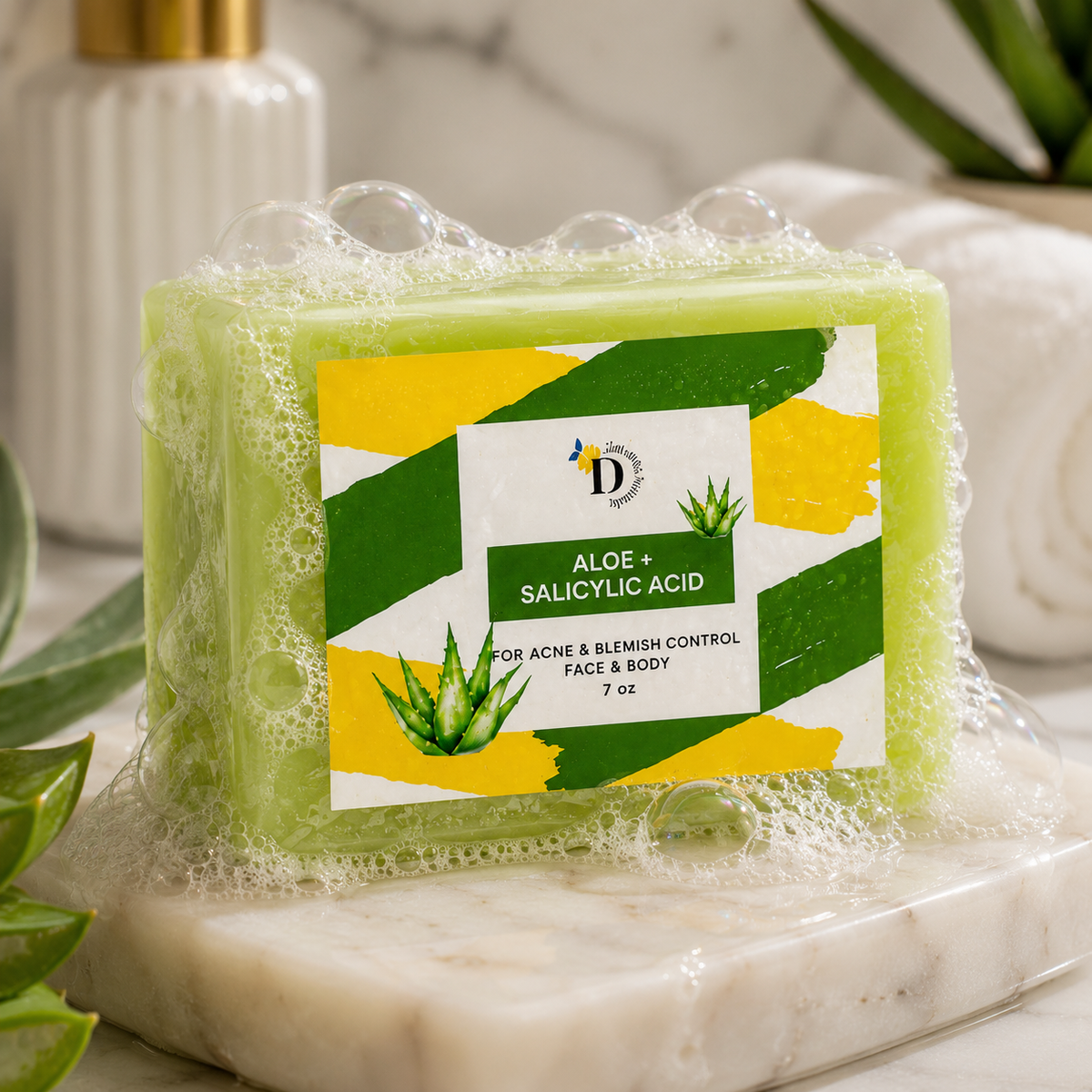 Aloe + Salicylic Acne and Grease Control Bar Soap