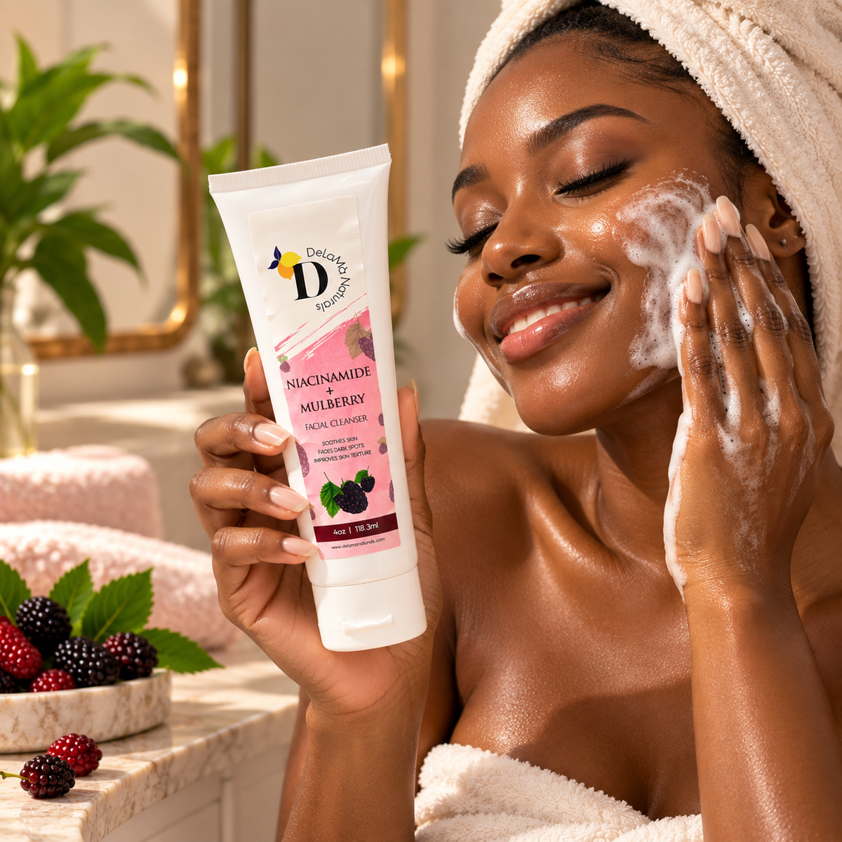 Niacinamide + Mulberry Facial Cleanser