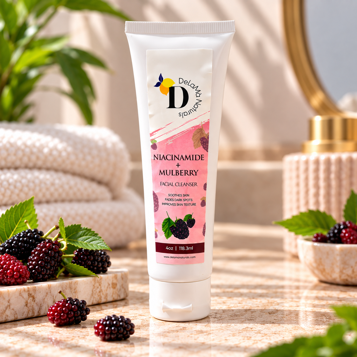 Niacinamide + Mulberry Facial Cleanser