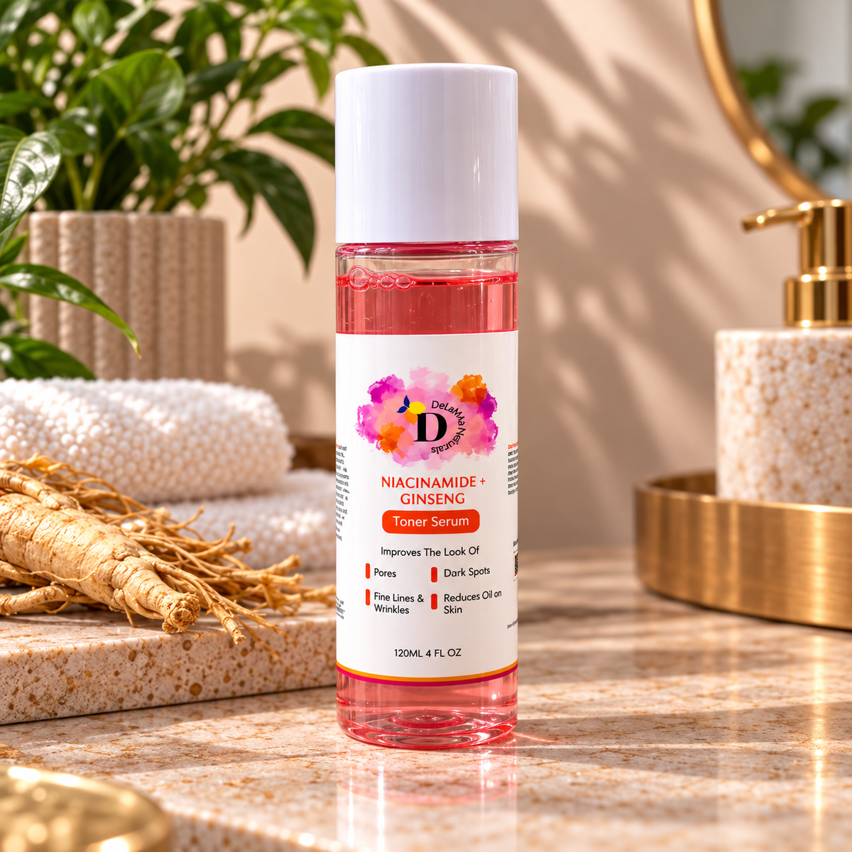Niacinamide Pore Refining Toner Serum with Ginseng