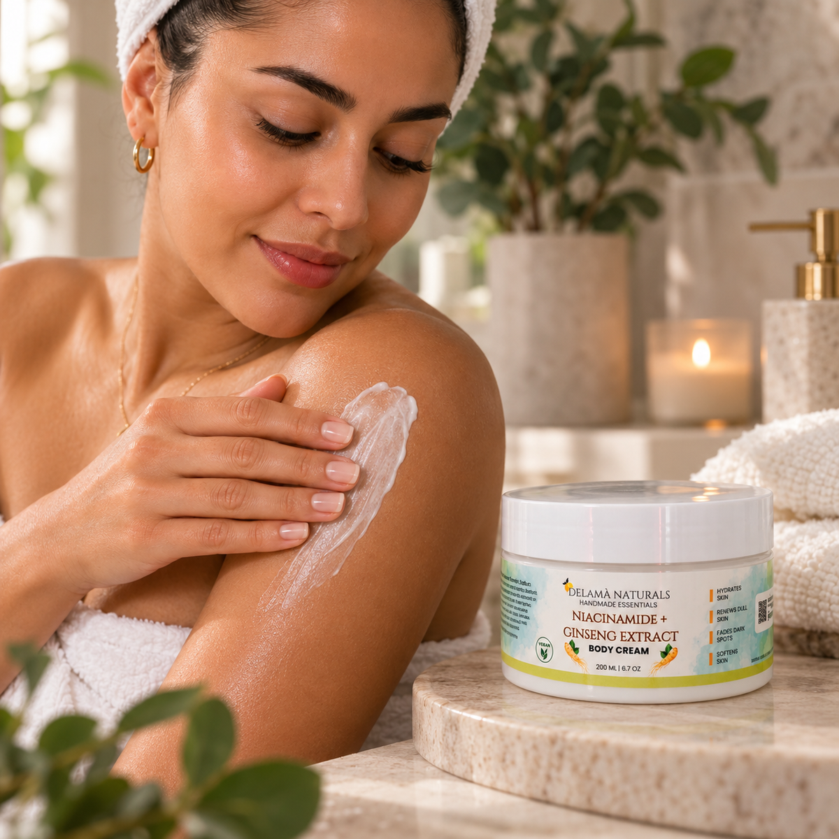 Niacinamide + Ginseng Body Cream