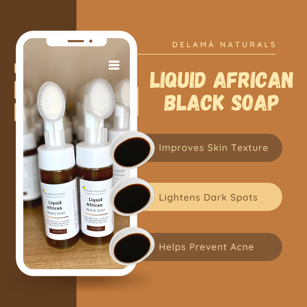 Liquid African Black Soap