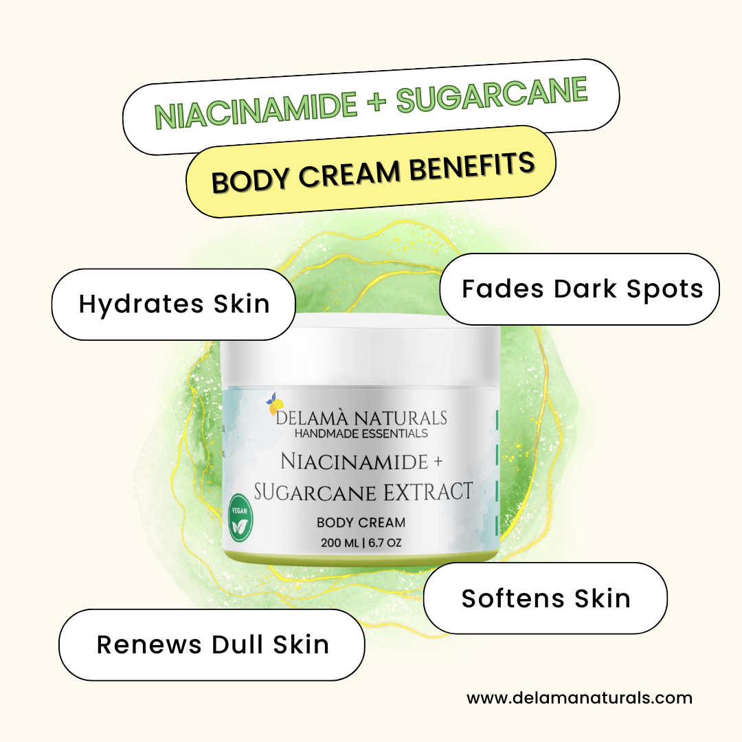 Body Cream with Niacinamide + Sugarcane Extract