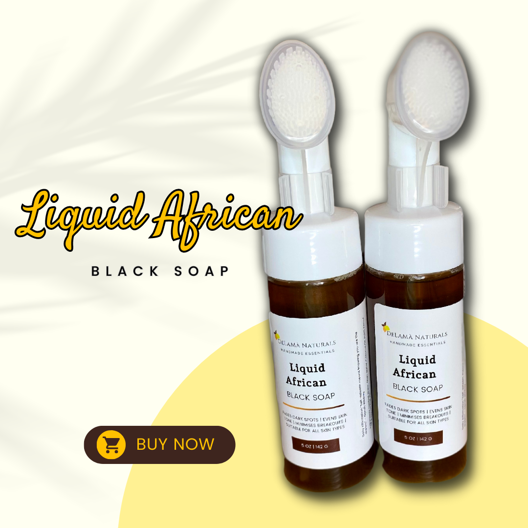 Liquid African Black Soap