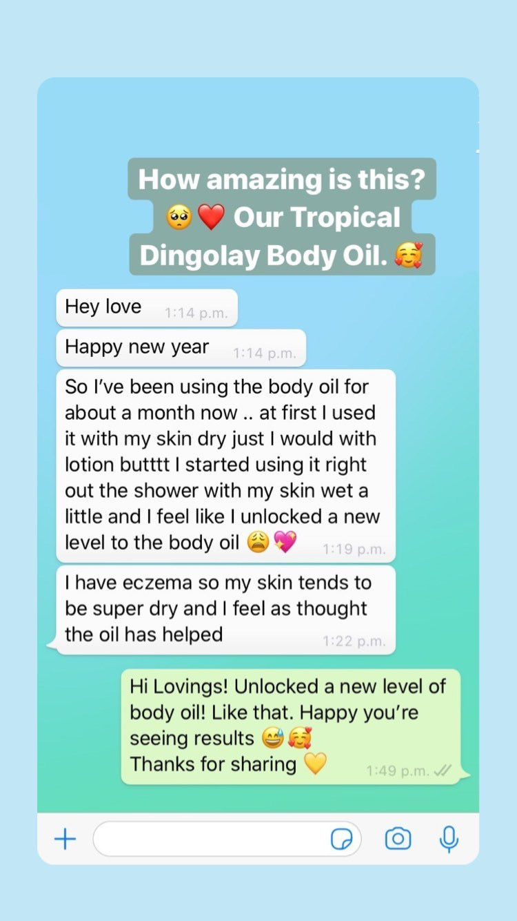 Tropical Dingolay Body Oil